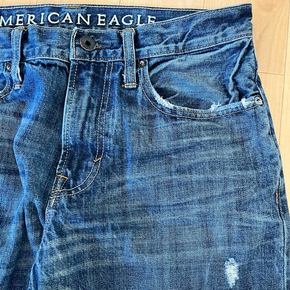 American 🦅 Eagle jeans 31x32 Bootcut - Picture 8 of 9